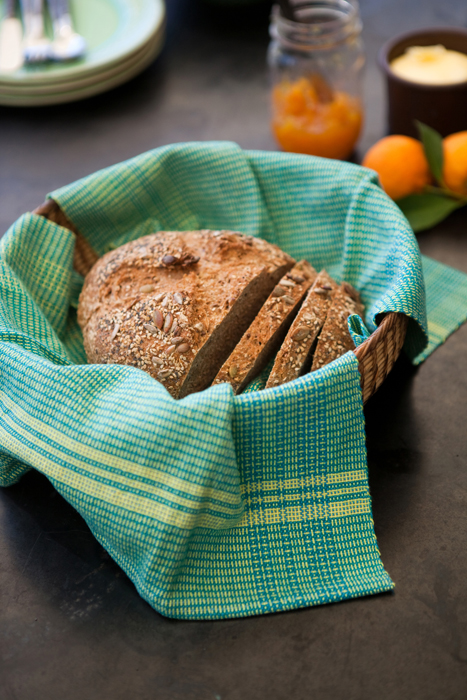 towel in bread basket - Whimsy & Tea