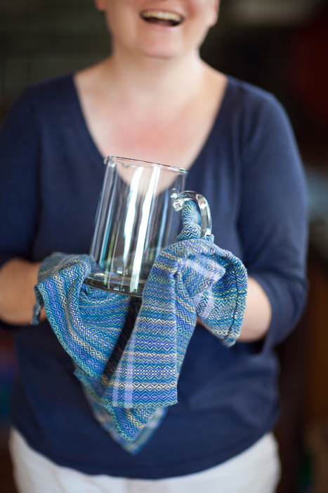 Beautiful handwoven cotton kitchen towels - Whimsy & Tea