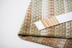 sample for towels woven with sustainably-grown cotton